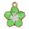 20 Tipos de Pingentes de Liga Verde com Gotejamento de Óleo, Brincos de Coração de Cacto, Pulseiras, Acessórios para Joias Artesanais DIY