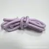 Suministro Listo de Cordón de Poliéster Trenzado Redondo de 5 mm con Patrón Vertical de Colores Vivos Cordón de Cuerda para Cintura de Pantalones Colgante de Paracord