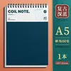 Cuaderno Espiral B5, Cuaderno Grueso Vintage, Cuaderno A5 para Estudiantes de Secundaria, Universitarios y Preparación de Exámenes de Posgrado, Diario con Rayas