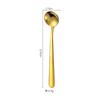 Cuchara para Condimentos de Acero Inoxidable 304 Cuchara para Sal Alto Valor de Color Cuchara Dorada para Café Cuchara para Postre Cuchara Redonda Pequeña Cuchara para Nido de Pájaro Cuchara para Miel