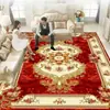 Tapete de Sala de Estar Estilo Europeu, Tapete de Chão para Sofá de Casa e Mesa de Centro, Tapete de Quarto ao Lado da Cama, Tapete de Chão de Hotel de Grande Área com Cobertura Total