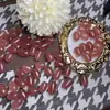 Cuentas de Cubo de Cristal de Fresa Natural Cuentas Accesorios DIY