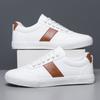 Tênis Masculino Estilo Coreano para Comércio Exterior 2024, Sapatos Versáteis da Moda, Tênis Casuais Respiráveis para Estudantes, Tênis Masculino de Cano Baixo com Blocos de Cor, Leve e Respirável