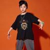 Camiseta de manga corta para niño verano 2022 nueva ropa infantil estilo occidental de algodón puro para niños pequeños y medianos dibujos animados guapos dibujos animados coreanos