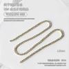 Ins Cadena de taladro de garra de estilo japonés joyería tridimensional de metal con diamantes de imitación se puede cortar DIY decoración de uñas hecha a mano cadena color AB