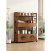 Estante de Almacenamiento, Gabinete de Té, Gabinete de Té de Oficina, Vitrina de Té para el Hogar, Gabinete Lateral de Mesa, Gabinete de Almacenamiento de Té y Juegos de Té