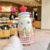 Caneca Térmica Fofa do Homem-Estrela, Caneca de Café Portátil Cartoon de Alta Aparência, um Presente para Meninas em Feriados