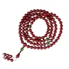 Mineral Crudo Cinnabar de Alto Contenido Calabaza Jade Cuentas Pulsera Multicírculo Arena Dorada Púrpura Arena Roja Imperial Pulsera Venta al por Mayor Dropshipping