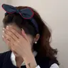 Diadema con Diseño de Corona Alta para Hacer que el Rostro Parezca Más Pequeño, Lujo Ligero, Antideslizante, Tejido, Patrón de Cuadros y Lunares, Sensación de Alta Gama para Adultos y Mujeres Jóvenes