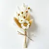 Mini ramo de flores secas transfronterizo, caja de regalo de ramillete de boda para novia y dama de honor, flores secas decorativas, flores eternas y pequeños regalos