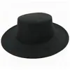 Sombrero Panama de Fieltro de Color Sólido de Invierno Transfronterizo, Sombrero Retro Británico, Sombrero Casual Unisex para Caballero