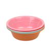 Lavabo Taibao lavabo pequeño cuenco para sopa de verduras cuenco plástico redondo cuenco pequeño de trigo cuenco de color mixto para mezclar bayas cuenco para arroz pigmento