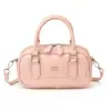 Bolsa de Bolos Estilo Coreano con Costuras Visibles, Bolso Cuadrado Pequeño Retro de Nicho para Viajes, Bolso de Hombro Cruzado de Moda