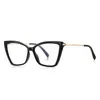 Gafas Originales Tr90 Anti-Luz Azul 2234 Estilo Normcore Europeo y Americano Montura Mariposa Montura Óptica para Mujeres con Caras Grandes, una Tendencia Imprescindible