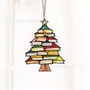 Pendente criativo de árvore de Natal para carro de produto novo transfronteiriço Decoração acrílica de Natal decoração de casa para feriado