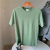 ¡Verano colorido! Marca de Moda HK 299 Algodón de Fibra Larga de Xinjiang 2020 Nueva Primavera y Verano Estilo Coreano Camiseta para Hombre Moda