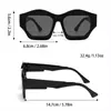 Estilo Nuevo 2025 Gafas de Sol Irregulares Personalizadas Ojo de Gato Moda Europea y Americana Casual Gafas Simples Exclusivo Transfronterizo Mq905