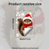 Bosque de Navidad Mascota Linda Pegatina Estática para Ventana de Vidrio Sin Adhesivo Sin Rastro Fácil de Quitar Decoración para Puerta y Ventana del Hogar Mampara de Baño