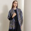 Bufanda Elegante de Algodón y Lino Vintage Regalo Sorpresa para el Día de la Madre Diseño Femenino Sentido de la Moda Personalidad Moda Chal Exterior