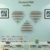 Soporte para Arte de Uñas Montaje en Pared Forma de Corazón Soporte de Exhibición de Celebridades de Internet Soporte de Exhibición para Esmalte de Uñas Gel Estante de Pared para Salón de Uñas Vitrina