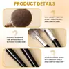 Nuevo Pincel para Rubor con Forma de Llama de una Sola Cabeza, Pincel para Base, Pincel Grande para Polvos Cosméticos, Pincel para Iluminador, Herramientas de Maquillaje en Stock