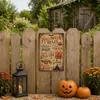 Arte de lámina de aluminio vintage transfronterizo, carteles de Halloween de hojalata, adecuados para decorar paredes en cines, restaurantes y garajes
