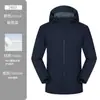 Jaqueta 2025, Outono e Inverno Nova Jaqueta Esportiva de Moda ao Ar Livre com Capuz Espessa à Prova de Vento Quente