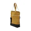 Bolso de Papel Dupont Transfronterizo Bolso de Compras de Papel Kraft de Moda Bolso Tote de Papel Kraft RPET Fábrica de Personalización