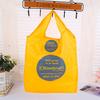 Sacola de Compras Dobrável Transfronteiriça, Bolsa Tote Quadrada, Sacola Ecológica Portátil para Compras de Supermercado, Brinde Promocional com Logo Personalizado