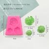 Ventas Directas de Fábrica Molde de Silicona de Hoja de Loto de Tres Piezas Fondant Chocolate Pastel Herramientas para Hornear Adornos Molde Decorativo