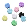 Cuentas de Trébol de Cuatro Hojas Acrílicas Serie Fantasía Pulsera de Cuenta Redonda Transparente Joyería al por Mayor Cuentas Transparentes de Trébol de Cuatro Hojas