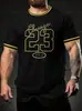Aliexpress 2025 Nueva Camiseta Casual Holgada de Moda Versátil de Alta Calidad Transpirable para Hombre de Manga Corta