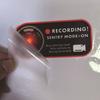 Para Coche Tesla Pegatinas de Monitoreo Advertencia GRABANDO Pegatinas de Advertencia Pegatinas Centinela Pegatinas de Advertencia