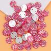Nuevo Redondo Cosido a Mano Piña Diamante Paquete de Material DIY 10mm Acrílico Accesorios de Ropa Dorso de Cocodrilo Taladro Cosido a Mano