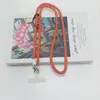 Ins correa tejida para teléfono con dopamina, correa de cuerda colorida, llavero, bolsa para cámara ccd con bandolera, venta al por mayor, personalizado