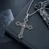 Colar cruzado vintage transfronteiriço europeu e americano para homens, totem barroco, moderno e estiloso, colar de corrente para suéter de alta qualidade para mulheres
