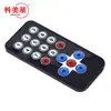 Microordenador de chip único 51 control remoto negro control remoto MP3 control remoto infrarrojo con batería Komei Star