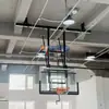 Canasta de baloncesto para colgar en el techo eléctrica plegable canasta de baloncesto colgante interior retráctil ajustable canasta de baloncesto marco de baloncesto