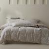 Conjunto de Quatro Peças de Algodão Escovado Estilo Pastoral de Outono e Inverno Estampado Moda Amigável à Pele Quente Capa de Edredom Lençóis e Cama de Algodão Puro