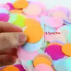 Confeti de Colores Redondo Fiesta de Cumpleaños Boda Lanzar Confeti Papel Copia Papel de Color Lentejuelas Globos de Látex