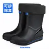 Botas de Chuva Transfronteiriças para Homens, Botas de Chuva da Moda Antiderrapantes de Cano Médio, Novas Botas para Entregadores, Sapatos Aquáticos para Pesca ao Ar Livre, Sapatos de Borracha para Canteiro de Obras