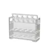 Caja de Almacenamiento de Huevos Uso en Refrigerador Caja para Conservar Frescura Tipo Cajón Puerta Lateral Caja Especial para Huevos Rejilla para Huevos Charola para Huevos Ahorro de Espacio
