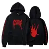 Sudadera con capucha de puño normal para hombre y mujer Xxxtentacion Sudadera con capucha Revenge de calle europea y americana