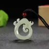 Ventas Directas de Fábrica Jade Natural Cerdo Dragón de Jade Colgante Colgante de Jade Antiguo Colgante de Jade Retro Joyería de Jade al por Mayor