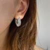 2021 Nuevos Aretes Retro de Estilo Frío Aretes de Temperamento Exagerados Europeos y Americanos de Moda Aretes Largos Casuales de Alta Gama para Mujer