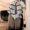 Cardigã de tricô infantil para primavera e outono, nova camisa de manga comprida 2026, calça comprida de corte solto, conjunto de três peças para bebês
