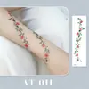 Las Nuevas Calcomanías para Tatuajes Estilo Ins Transfronterizos de Ruikalong Son Impermeables y Tienen un Acabado de Alta Gama, Calcomanías para Tatuajes de Muñeca Pulsera Dopamina
