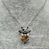 Temu Producto Nuevo Más Vendido Colgante de Tigre Pequeño Heterocromático Tendencia Colgante de Piedra Natural Cristal Ágata Piedra Collar Colgante