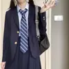 Jk Estudiante Estilo Universitario Moda Corbata Dkjk Corbata Nueva Estilo Mujer Corbata Roja Corbata Pequeña Corbata Azul