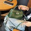 Bolsa de couro genuíno para mulheres 2023 nova bolsa de travesseiro pequena retrô de alta qualidade bolsa feminina de couro macio bolsa de ombro bolsa de mensageiro